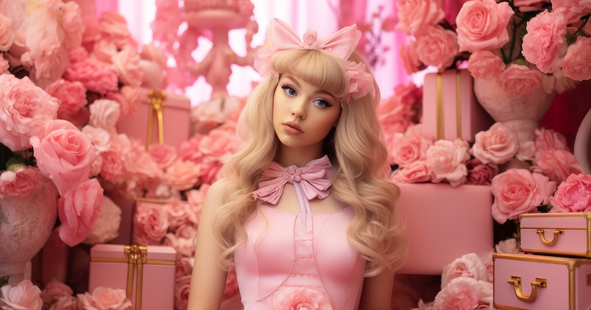 可愛的女孩娃娃ai生成